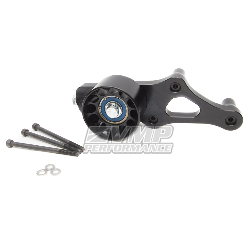 Ford Shelby GT500 Belt Tensioner - VMP Performance - Adjustable Aux Idler - Black Anodized - `07-`14